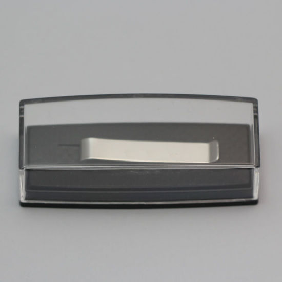 Image de Pinces à Cravates en Acier Inoxydable Argent Mat 48mm x 8mm, 1 Pièce
