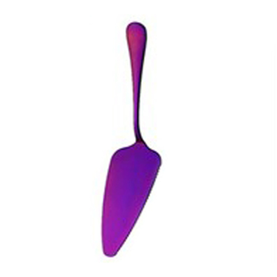 Image de Outil de Cuisson Couteau à Gâteau à Tarte Dentelé en Acier Inoxydable Violet 22.2cm x 4.7cm, 1 Pièce