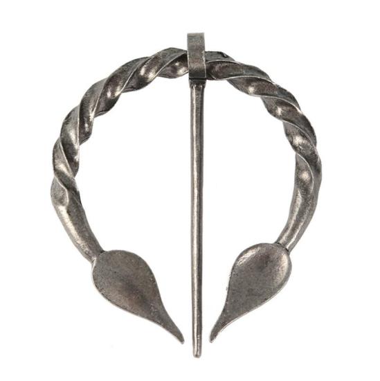 Picture of Viking Brooch Geometric Antique Silver Vintage 6.9cm x 5.6cm, 1 Piece