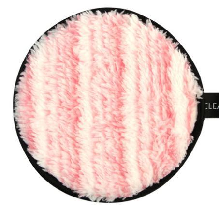 Picture of Sponge Face Wash Cleansing Sponge Round White & Pink 1 Piece