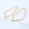 Picture of Ear Post Stud Earrings Gold Plated Irregular 1 Pair