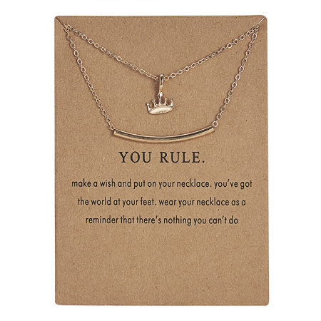 Picture of Multilayer Layered Necklace Heart