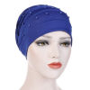 Изображение 1 Piece Polyester Turban Hat Royal Blue 58cm