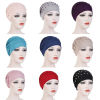 Изображение 1 Piece Polyester Turban Hat Royal Blue 58cm