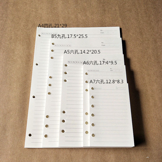 Изображение (40 листов) Бумага Заправка внутренней страницы ноутбука Белый 25.5см x 17.5см, 1 экз.